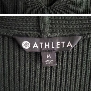 Athleta Switchback Vneck Ribbed Chunky Sweater